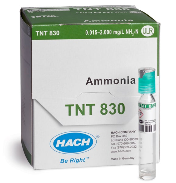 Ammonia TNTplus Vial Test, ULR (0.015 - 2.00 mg/L NH₃-N), |